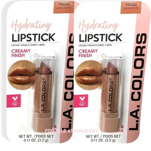 L.A. Colors Hydrating Lipstick Perfectionist New & Sealed Lot of 2 - Picture 1 of 3