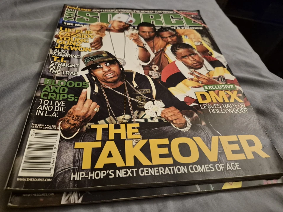 THE SOURCE magazine Lil Flip DMX Cassidy Young Gunz J-Kwon Trina T.I. Murphy Lee - Image 1 of 1