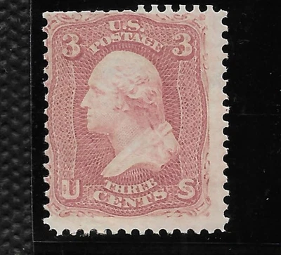 SCOTT 65 3 CENT GEORGE WASHINGTON SINGLE MH FREE SHIPPING - Image 1 of 2