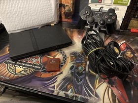 Sony PlayStation 2 PS2 Slim Console SCPH-77001 Tested w/ Cables - Controller Mc