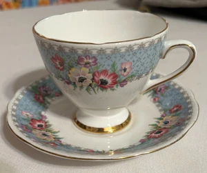 Gladstone Bone China Full Size Tea Cup & Saucer-Glendevon - Picture 1 of 4