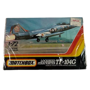 Matchbox Lockheed Starfighter TF 104G Model Kit 2 Colors 1/72 US Air Force New - Picture 1 of 6