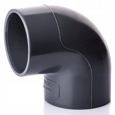 GF Georg Fischer Knie PVC-U 90° PN 16 d32 1 Stück - Bild 1 von 4