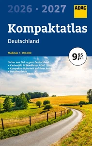 ADAC Kompaktatlas 2026/2027 Deutschland 1:250.000 | Straßenatlas und Autoatlas - Bild 1 von 1