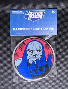 DC Comics World's Finest Collection Darkseid Light Up Pin NEW - Picture 1 of 1