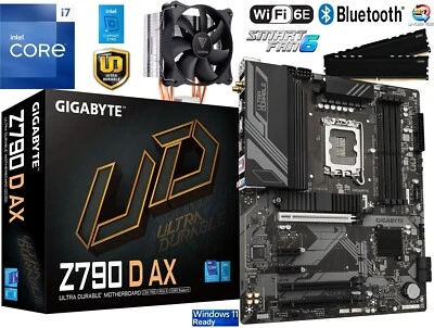 PC Aufrüstkit Intel Core i7-12700K bis 64GB DDR5 mit TPM 2.0 GIGABYTE Z790 AX - Bild 1 von 4
