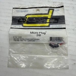 WS Deans 1225 Micro 2NPB Black Non Polarized Connector B49 - Picture 1 of 1