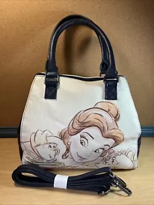 Loungefly Disney Beauty & Beast BELLE, Mrs Potts Chip Satchel Crossbody Purse - Picture 1 of 13