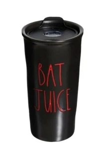 NEW! Rae Dunn Travel Mug 'BAT JUICE' (Ceramic) Fun & Clever! - Picture 1 of 1