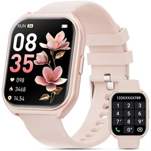 1.85" HD Smartwatch Answer/Make Calls, 100 Sport Modes For Android & iPhone Pink - Picture 1 of 12