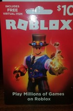 Toys Games Gift Cards For Sale Ebay - unused $10 roblox gift card