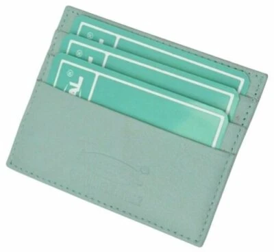 Brand New Slim Premium Leather Card Holder minimal wallet in colors by Marshal® - Image 1 of 4