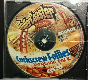 Rollercoaster Tycoon - Corkscrew Follies (1999, PC Expansion Pack) Very Good - Picture 1 of 3
