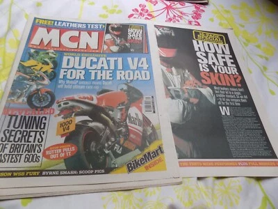 MCN/Suzuki DR-Z400/Kawasaki KDX200/Harris Yamaha WR450F/Aprilia Falco/Suzuki SV - Image 1 of 4