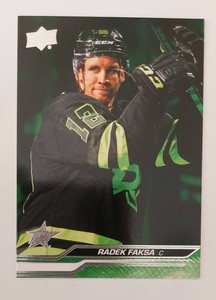 2023-24 Upper Deck Series 1 Base #59 Radek Faksa Dallas Stars