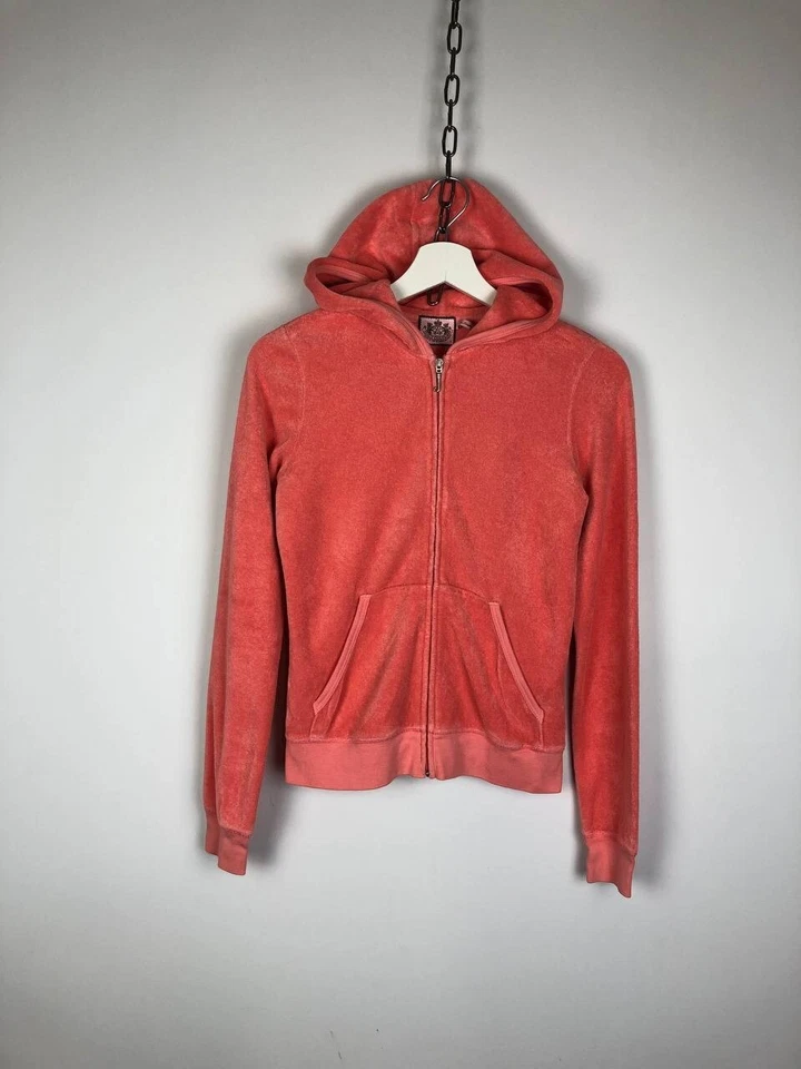 Sudadera con Capucha Juicy Couture Cremallera América Talla S Foto 1 de 4