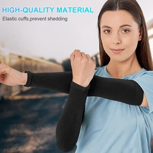 1 par de mangas de brazo de enfriamiento cubierta protección solar UV deportes al aire libre para mujeres hombres - Imagen 1 de 48