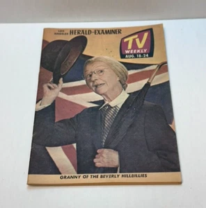 1968 August 18th - 24th TV Weekly Irene Ryan Bob Hope TV Guide Collectible - Picture 1 of 9