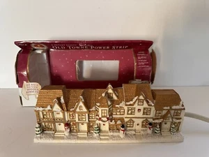 Santa’s Power~6 Outlet Power Strip Decorative Hand Painted Christmas Village - Picture 1 of 8