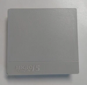 SRW Micro/5 Disk Floppy Diskette ComPak Case Grey Cover 9 disc - Afbeelding 1 van 5