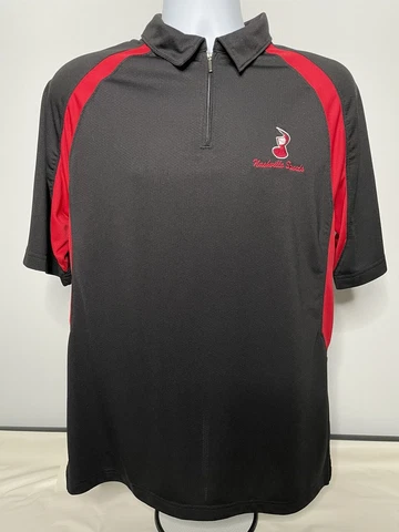 Nashville Sounds Polo 1/4 Zip Men’s Medium Black Holloway Cover