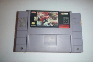 Super Nintendo Game Cartridge NFL Quarterback Club 96 - Picture 1 of 3