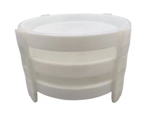 Vintage Tupperware Divide-A-Rack Pie Cake Stackers Holders #511 White - Lot of 3 - Picture 1 of 3