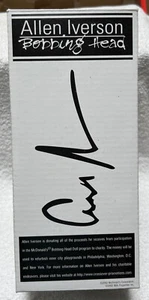 2002 McDonalds 76ers Allen Iverson Bobbing Head Blue MVP Bobblehead NEW NIB - Picture 1 of 13