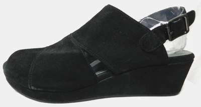 CHOCOLAT BLU  Ysabel black Suede platform peep toe sandals heels Size Sz 9.5 - Image 1 of 4