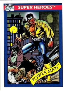 Marvel Comics Power Man Luke Cage Super Heroes Trading Card 1990 Impel #12 - Picture 1 of 2