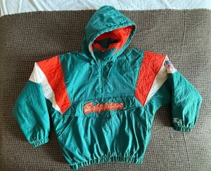 Vintage Miami Dolphins Starter Jacket Men’s Size M Made in USA - Picture 1 of 24