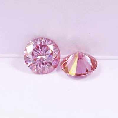 2.35Ct  Light Pink Lab Grown Diamond VVS1 Round Brilliant Cut Loose Gemstone - Image 1 of 4