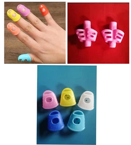 5 Thimbles finger tip protectors sewing needle craft guitar Glue Craft Art - Picture 1 of 34