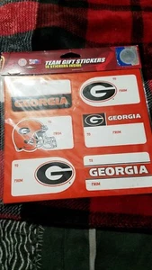 Team Gift Stickers Georgia Bulldogs 18 Count - Picture 1 of 3