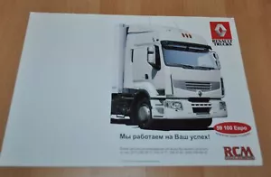 Folleto de camión Renault Premium Vostok 3 Prospekt edición RU - Imagen 1 de 2