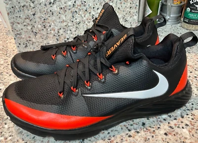 RARO! ZAPATOS NIKE LUNARLON OREGON BEAVERS VAPOR SPEED CÉSPED PROMOCIÓN MUESTRA TALLA 14 Foto 1 de 4