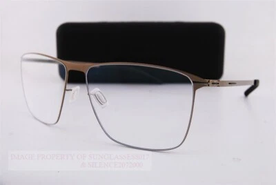 Совершенно новый ic! Оправы для очков Berlin Joran бронзовые/черные сделано в Германии 53 мм - Изображение 1 из 4