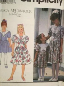 Simplicity Sewing Pattern 8255 Girls Childs Dress Size 7-12 Uncut - Picture 1 of 3
