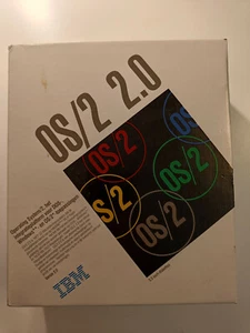 IBM OS/2 2.0 (Operating System 2) *Vintage* 3,5" Disc Version (1992) - Afbeelding 1 van 4