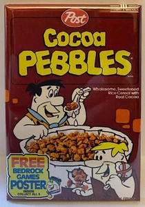 Cocoa Pebbles Vintage Cereal Box 2"x3" Fridge or Locker MAGNET Retro - Picture 1 of 3