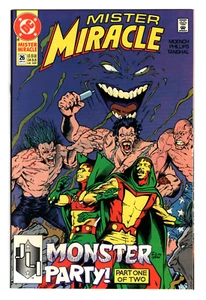 DC Comics Mister Miracle Monster Party #26 April 1991 #C601 - Picture 1 of 2