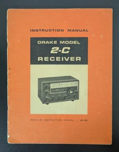 DRAKE 2-C Receiver Instruction Manual ORIGINAL and extra - Zdjęcie 1 z 14