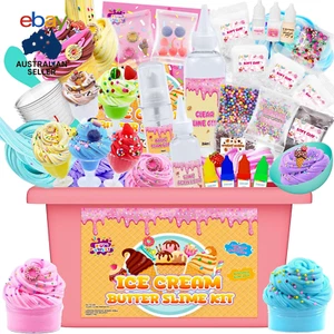 Mini Ice Cream Slime Kit for Girls, Fluffy Butter Slime Making Kit Cloud and Foa - Picture 1 of 12
