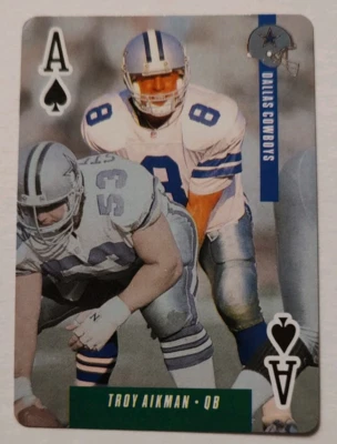 1993 Troy Aikman Ditkas Picks Playing Cards - Image 1 of 2