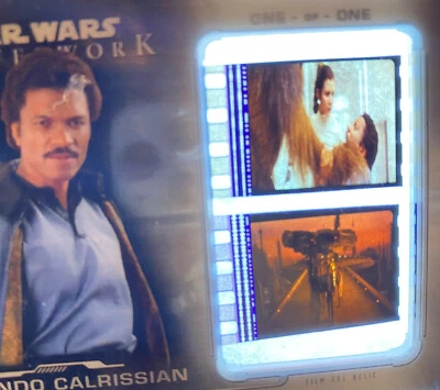 STAR WARS 2019 TOPPS MASTERWORK FC-LC5 FILM CEL INSERT RELIC LANDO CALRISSIAN V1 - Image 1 of 3