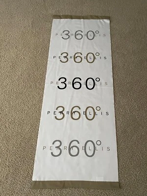 Perry Ellis 360 Perfume Cologne Advertising Banner Fabric Poster Sign 25 x 12 - Imagem 1 de 4