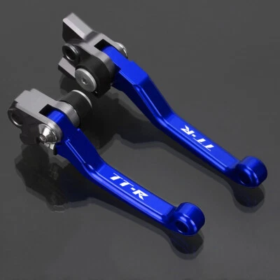 For Yamaha TTR125 TTR125L TTR230 Short Pivot Clutch Brake Levers CNC Adjustable - Image 1 of 4