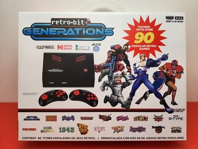 Открытая коробка - ретро бит поколения - домашняя консоль - 90 игр - проводные контроллеры - Изображение 1 из 4