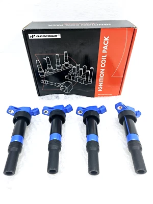 Paquete de bobinas de encendido del motor compatible con Hyundai Elantra 2010-2020, Tucson, Kia... Foto 1 de 4