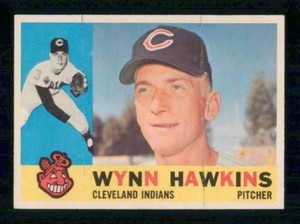 1960  TOPPS  BASEBALL  # 536  WYNN HAWKINS  RC    12627